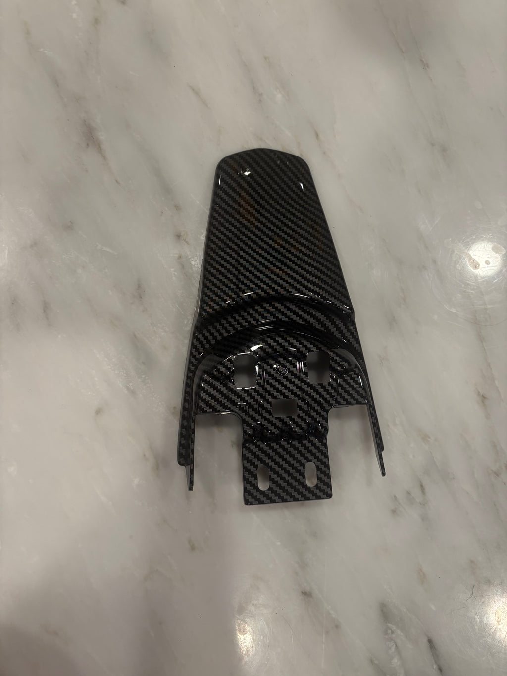 Carbon Fiber Style Rear Fender Carbon Moto
