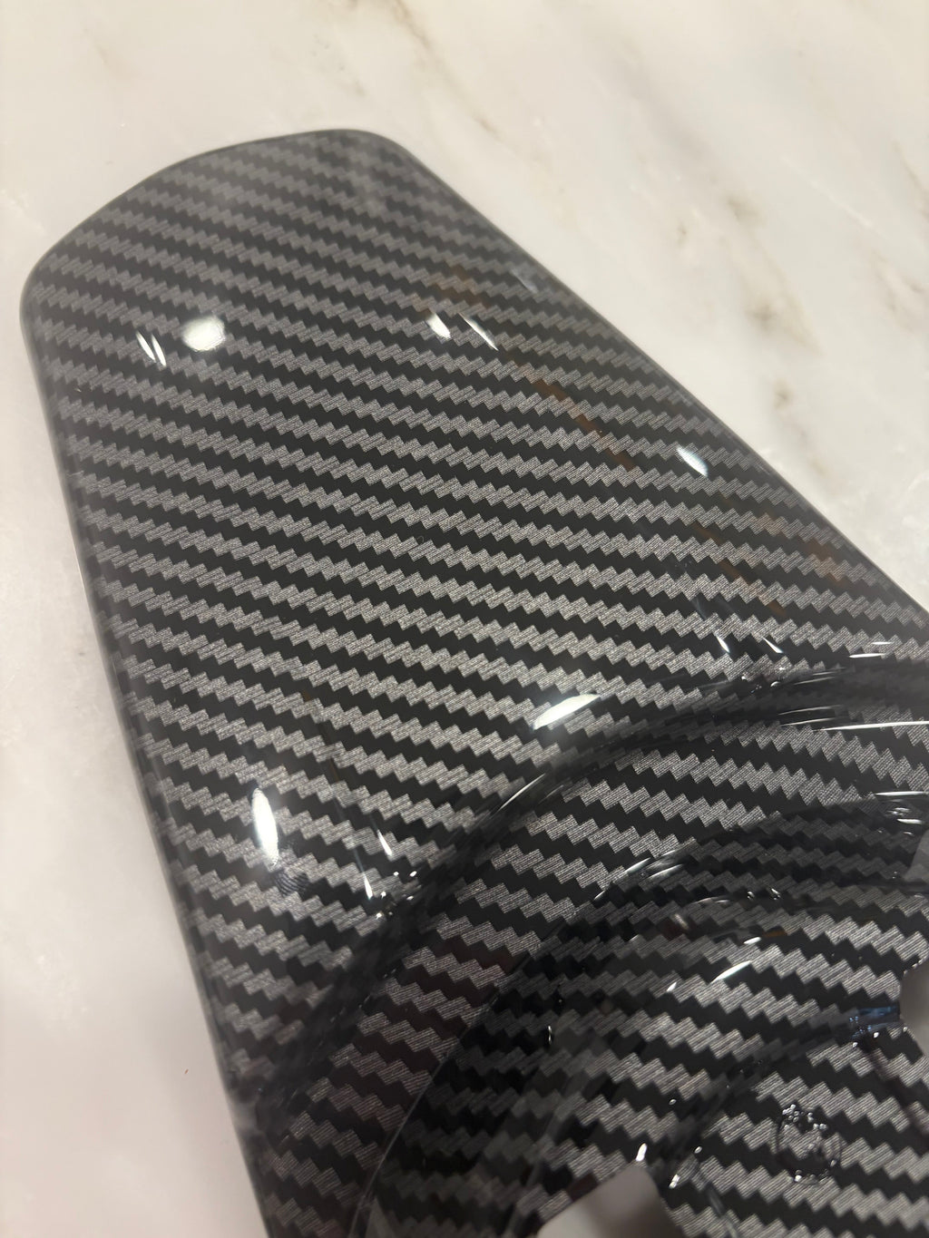 Carbon Fiber Style Rear Fender Carbon Moto