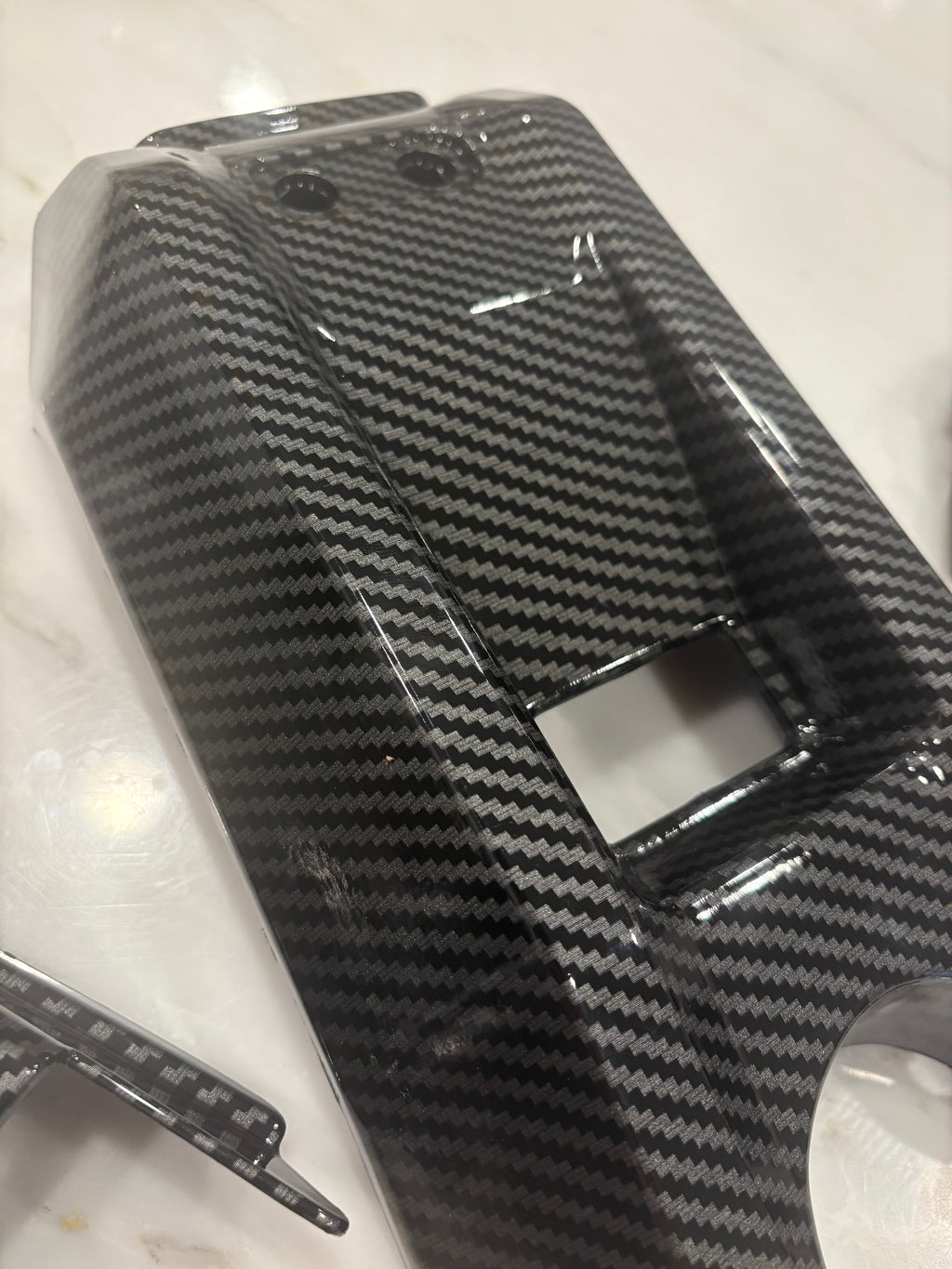 Carbon fiber Style Bundle (fender, battery, ignition) Carbon Moto