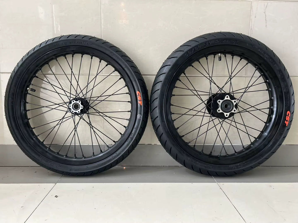 Surron LBX supermoto wheel set. EMaccessories