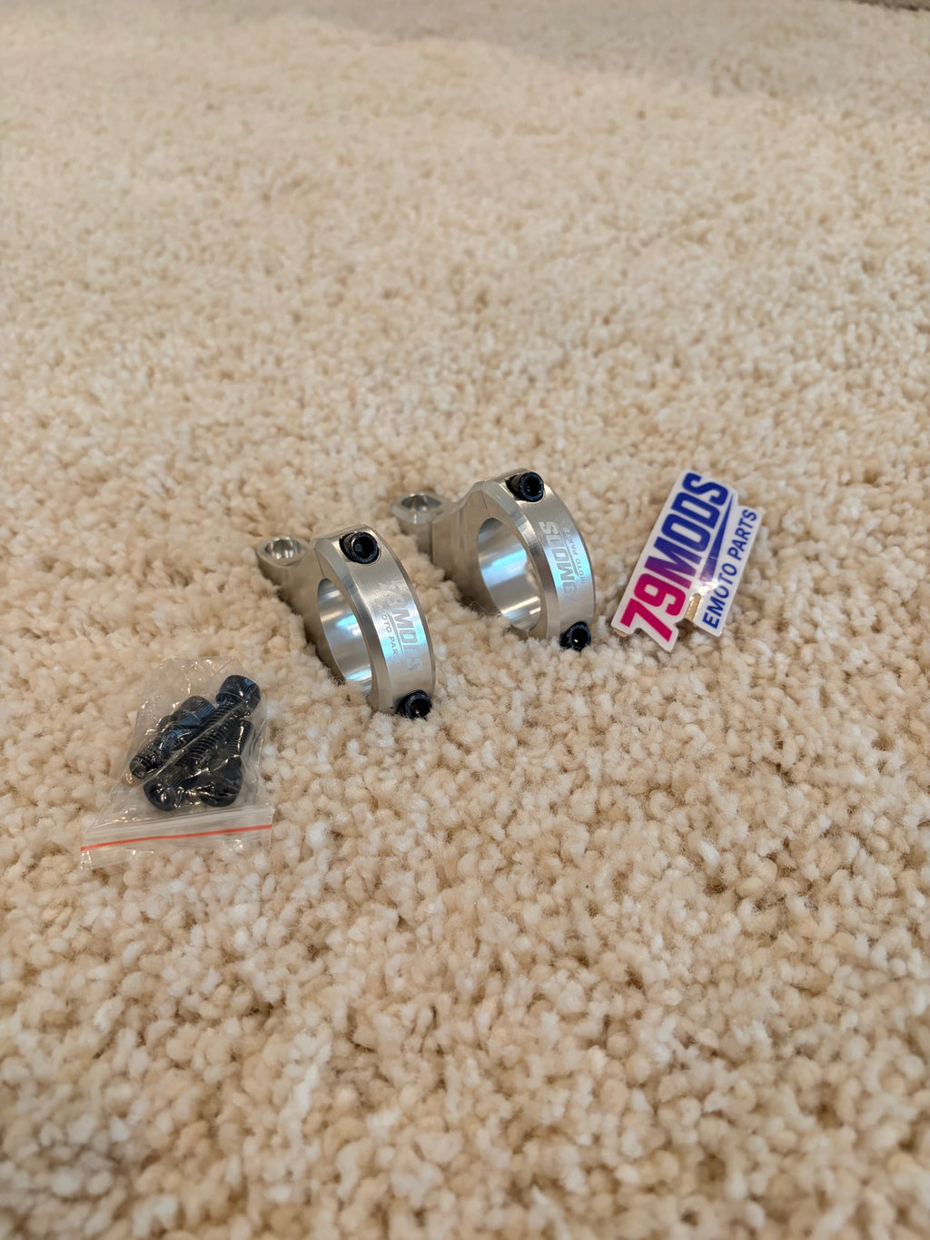 Chrome Direct Handlebar Stem Mount (All Emotos) 79mods