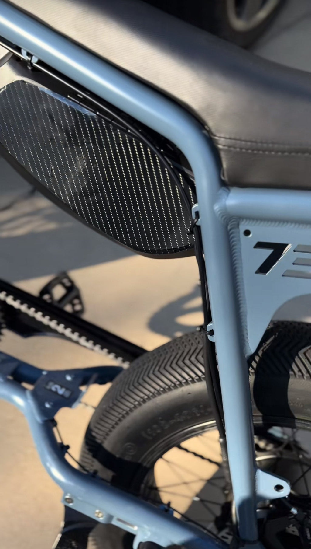 Carbon Fiber wrap for Super 73 z/zx/s2 battery Carbon Moto