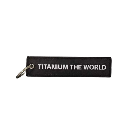 "Titanium the world" jet tag EMaccessories