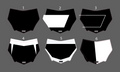 Motocutz Front Plate Decal Ramped Racing