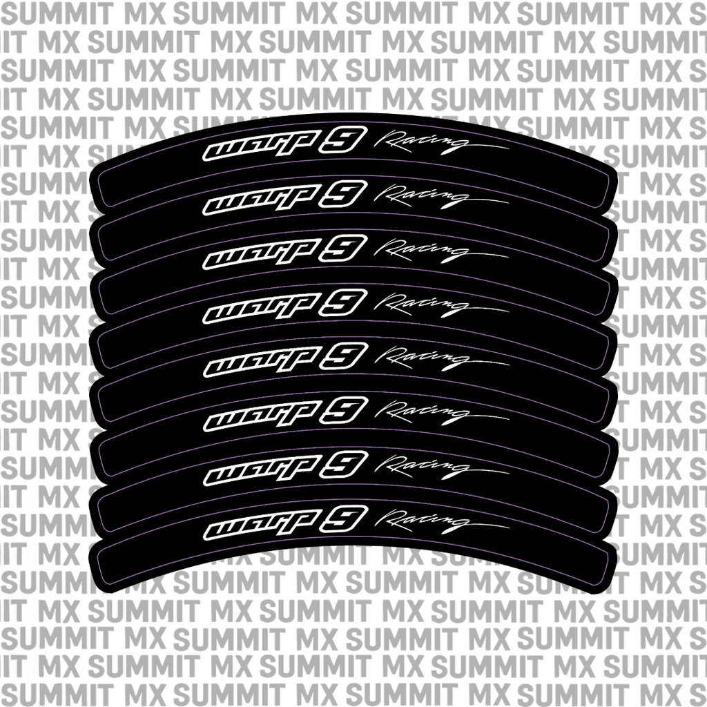 Warp 9 Rim Decals Summit MX